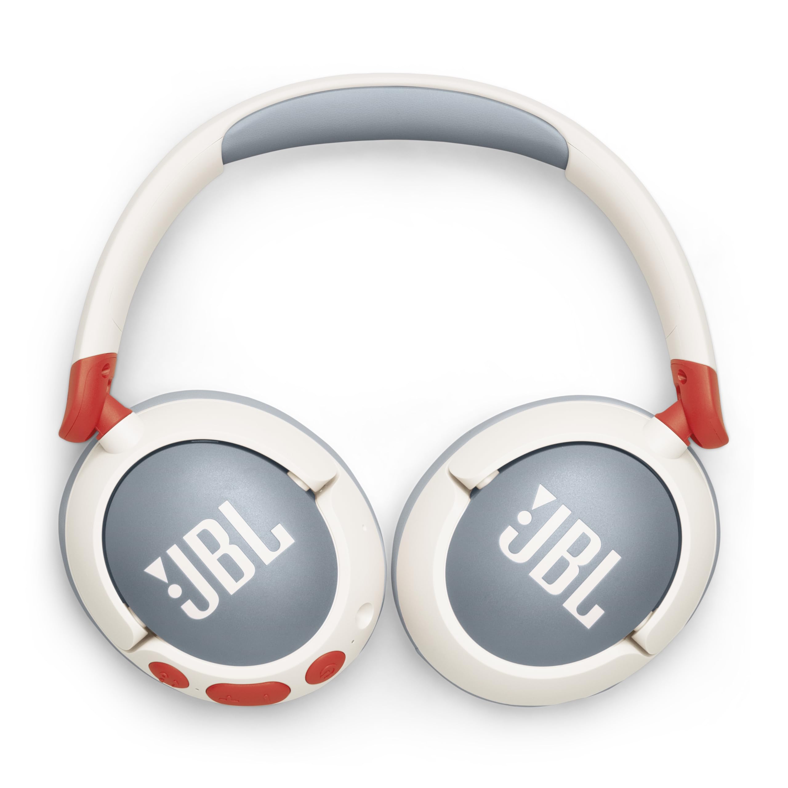 JBL Junior 470NC - Wireless Over-Ear Noise Cancelling Kids Headphones Safe Sound (<85dB), Fit for Kids, Parental Control with Customizable Volume & Playtime and 50Hr Battery Life (White)