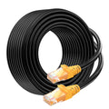 Cable Matters 100ft Cat6A Outdoor Ethernet Cable - Black, 10Gbps, Waterproof, Direct Burial, Ideal for Outdoor Networking & Security, Compatible with Router, Switch, Security Camera