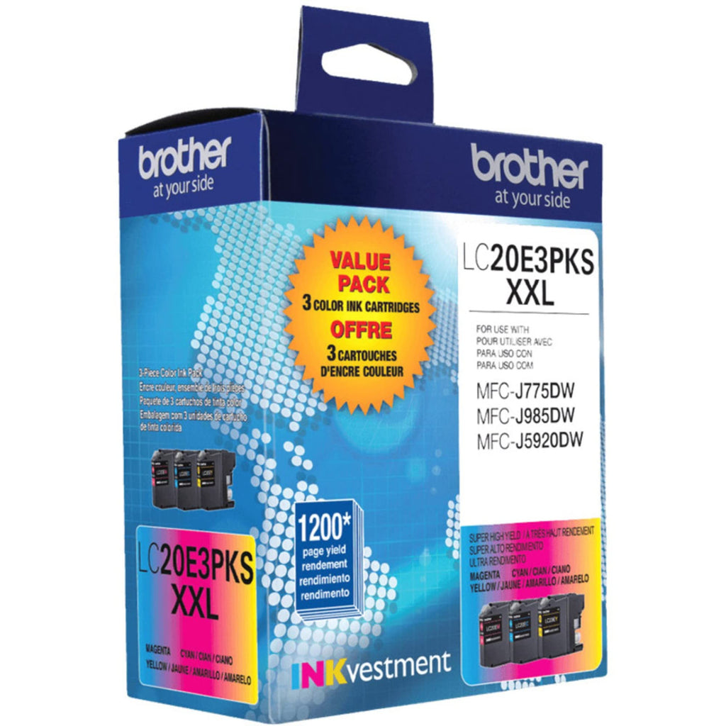 BROTHER - LC20E3PKS XXL Super High Yield Ink Cartridges