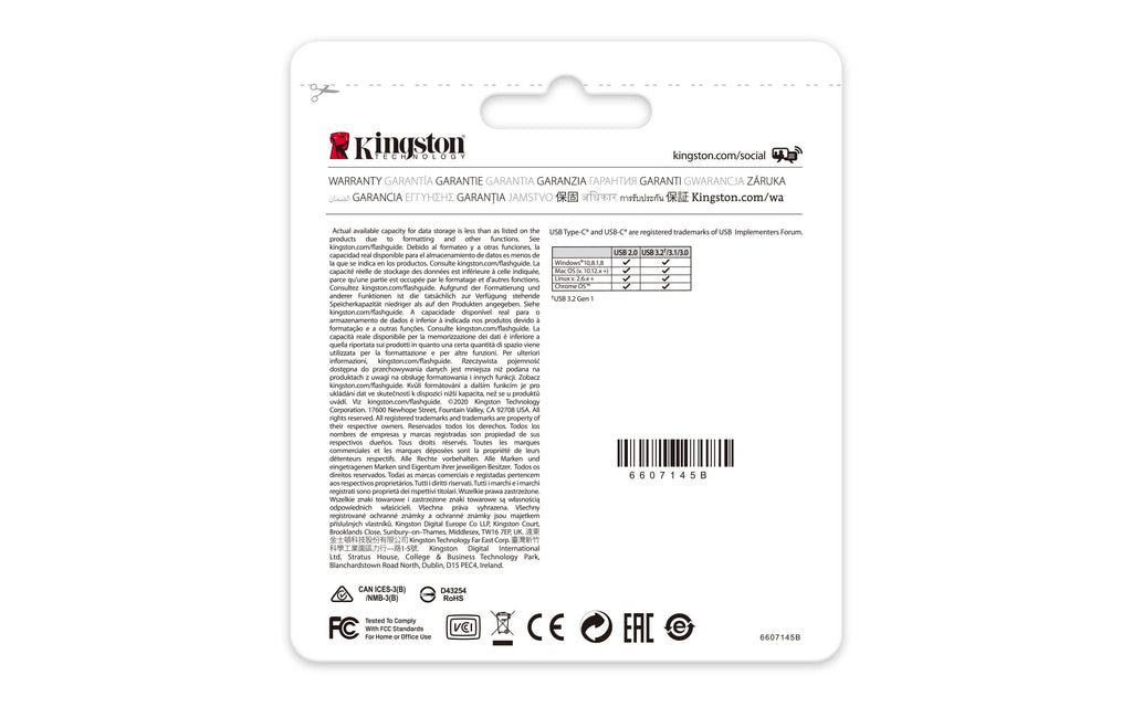 Kingston DataTraveler 70 - DT70/256GB USB-C Flash Drive Black