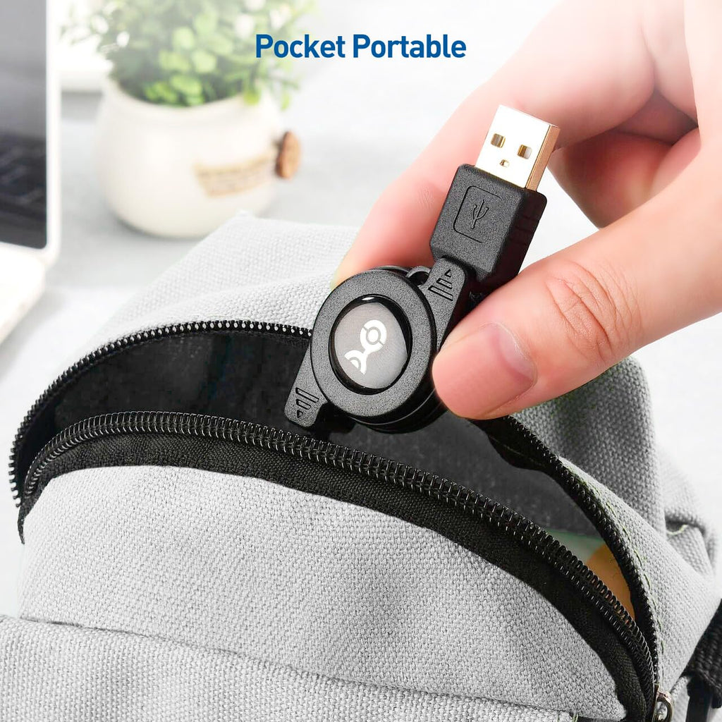 Cable Matters (2-Pack) Gold-Plated Retractable USB to Micro-USB Charge & Sync Cable � 2.5 Feet