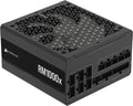 Corsair RM1000x ATX 3.1 PCIe 5.1 Ready Fully Modular 1000W Power Supply – Low-Noise, Cybenetics Gold Efficiency, Native 12V-2x6 Connector – Black