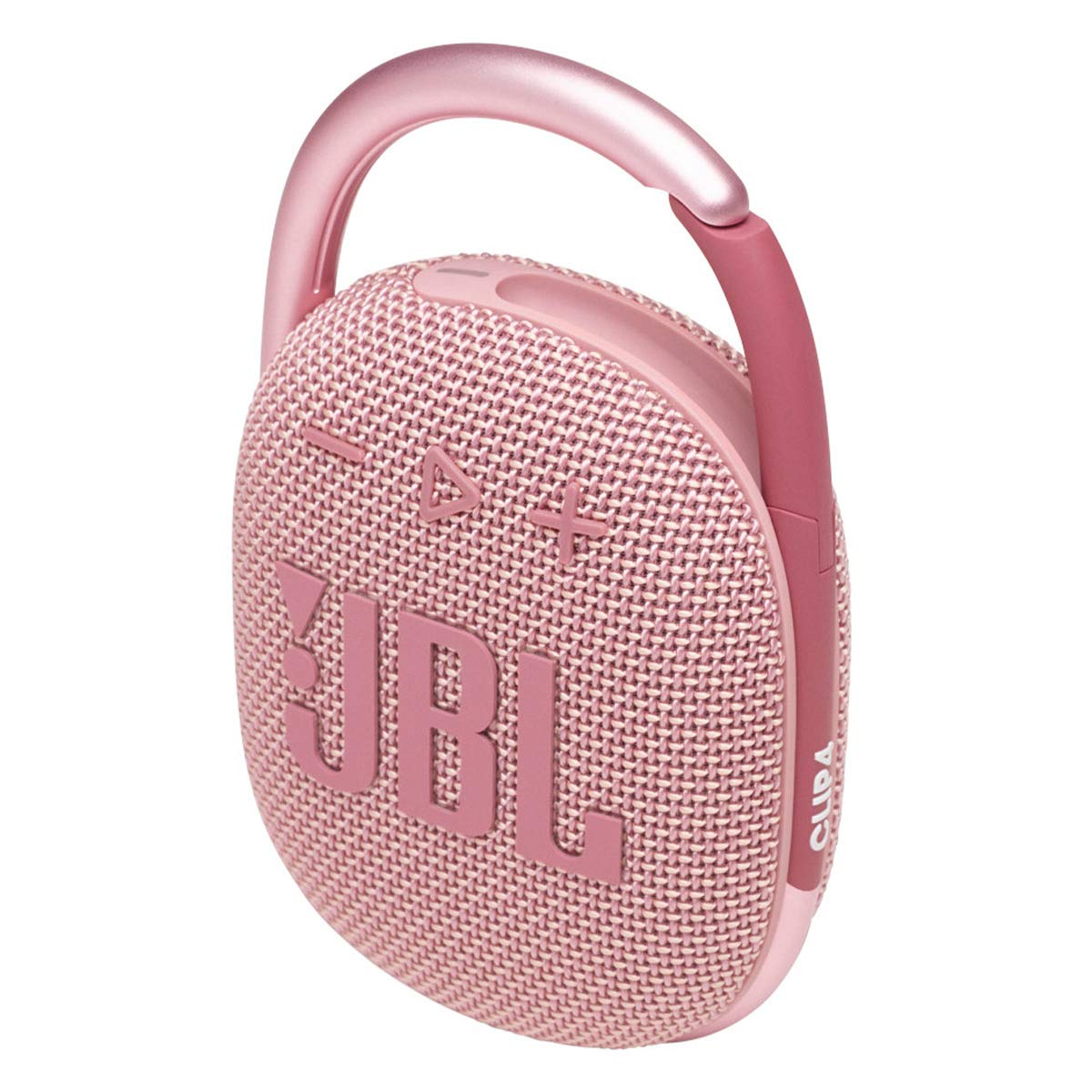 JBL Clip 4 Mini Portable Bluetooth Speaker with Big Sound and Expressive Bass, Built-in Carabiner for Home, Outdoor, Travel (Pink)
