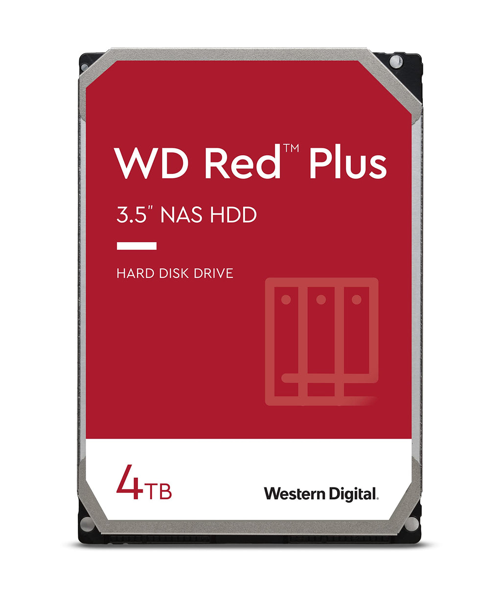 Western Digital 4TB Intellipower SATA 6Gb/s 64 MB Cache 3.5-Inch NAS Desktop Hard Disk Drive - Red (WD40EFAX)