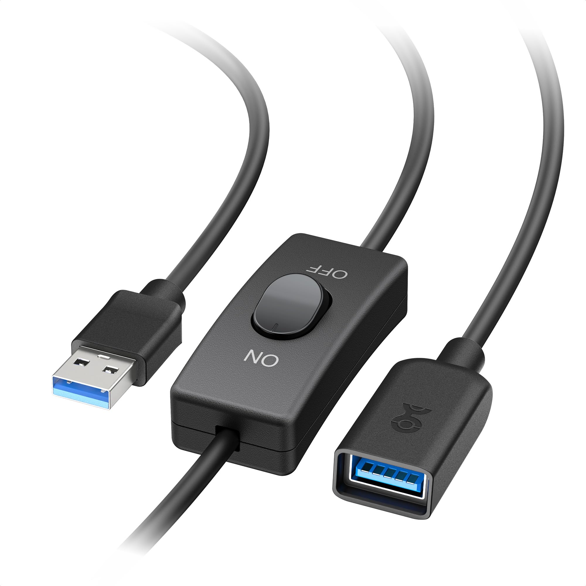 Cable Matters 6 ft USB 3.0 Extension Cable with On/Off Switch, Supports Both Data and Power, Ideal for USB-Powered Devices, Web Cameras, and Microphones