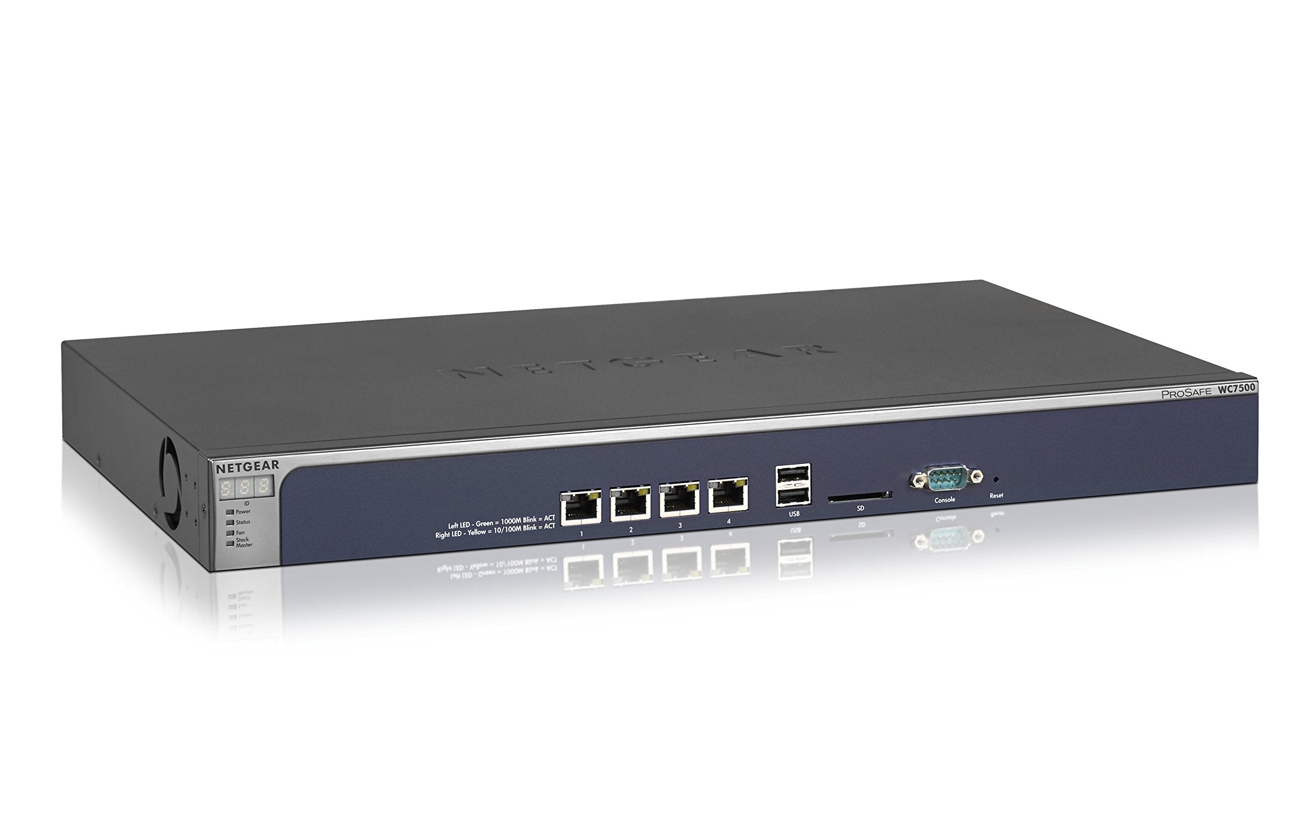 NETGEAR ProSAFE WC7500 Wireless LAN Controller (WC7500-10000S) & 5 x NETGEAR ProSAFE WAC720 Business 2x2 Dual Band 802.11ac Wireless Access Point (WAC720-100NAS) Bundle