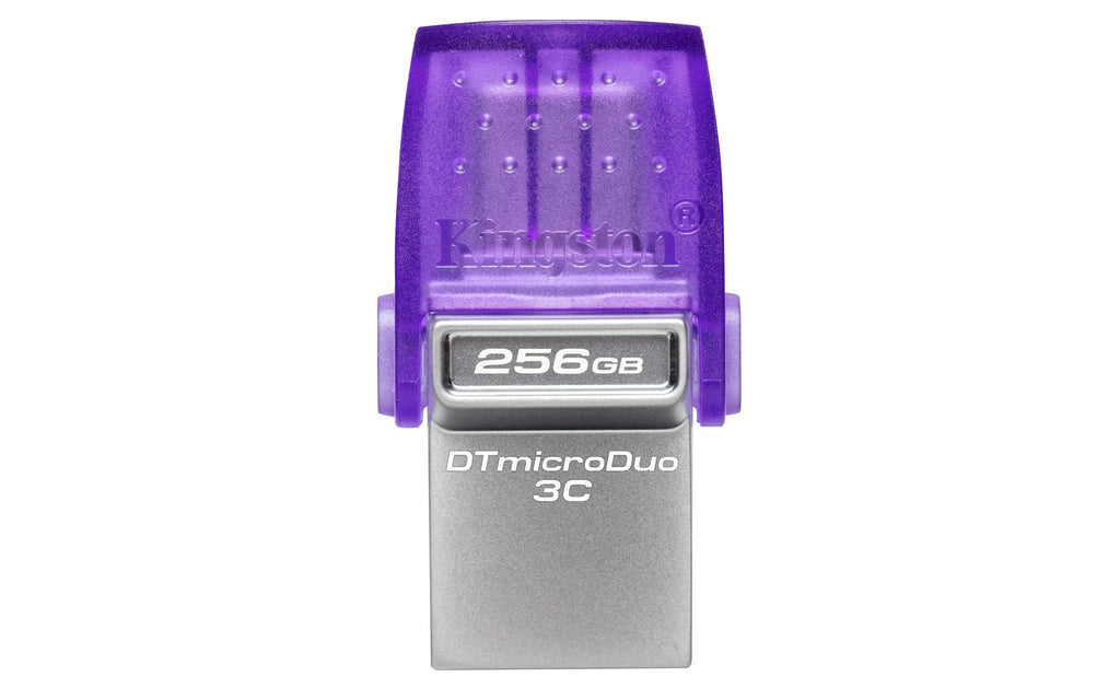 Kingston DataTraveler microDuo 3C USB Flash Drive 256GB USB Gen 3 Type-C and Type-A - DTDUO3CG3/256GB