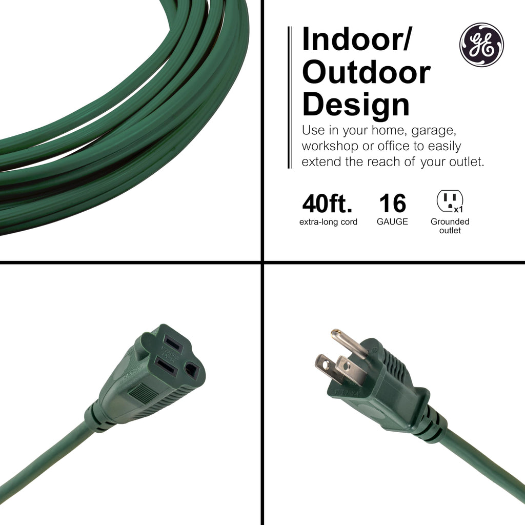 GE Outdoor extension cable, earth resistant extension cable, 3 point extension cable, outdoor extension cable, long extension cable with