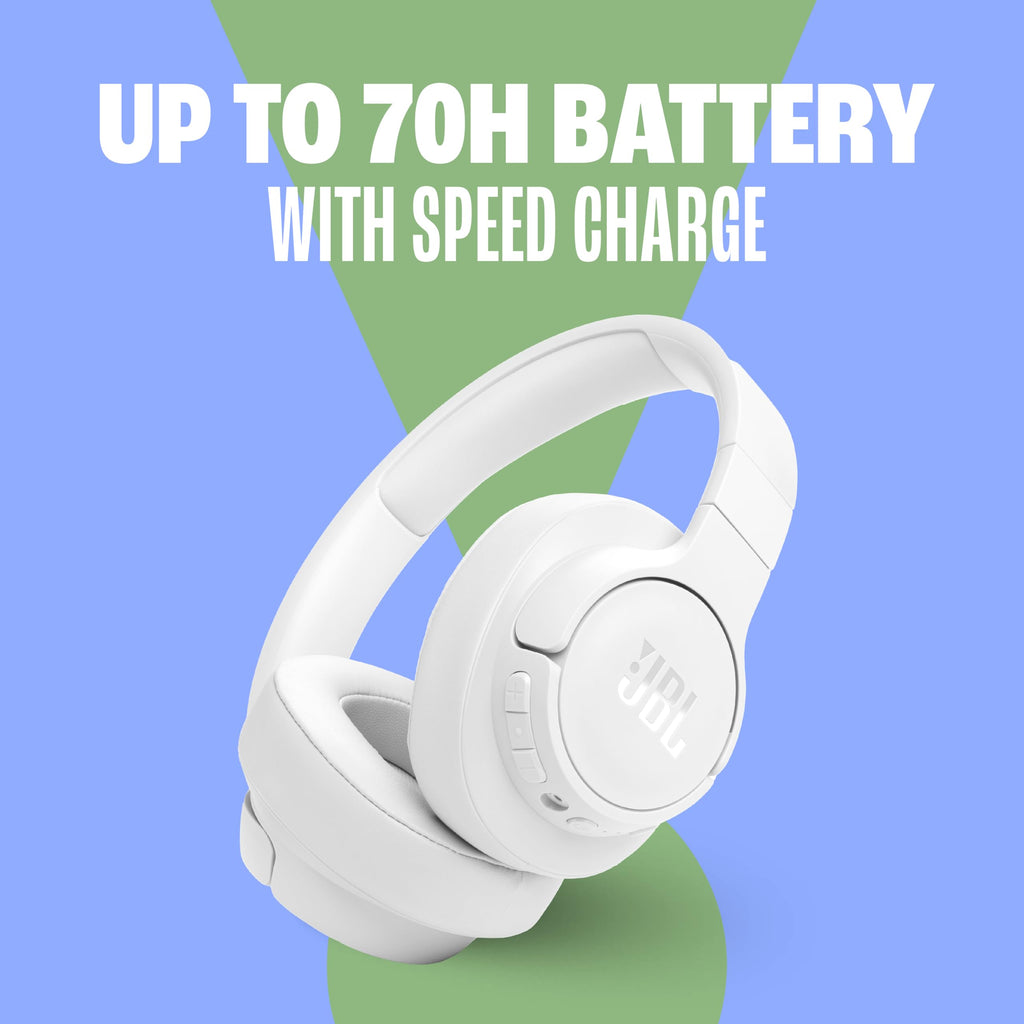 JBL Tune 770NC Smart Noise Cancelling Bluetooth 5.3 Wireless On-Ear Headphones, Up to 70 Hours Playtime with Fast Charging, Lightweight, Comfortable and Foldable