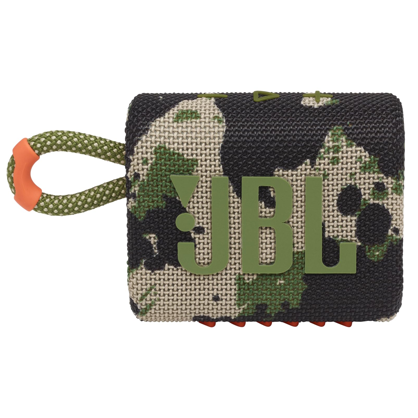 JBL Go 3 - Portable Mini Bluetooth Speaker, big audio and punchy bass, IP67 waterproof and dustproof, 5 hours of playtime, speaker for home, outdoor and travel (Camo)