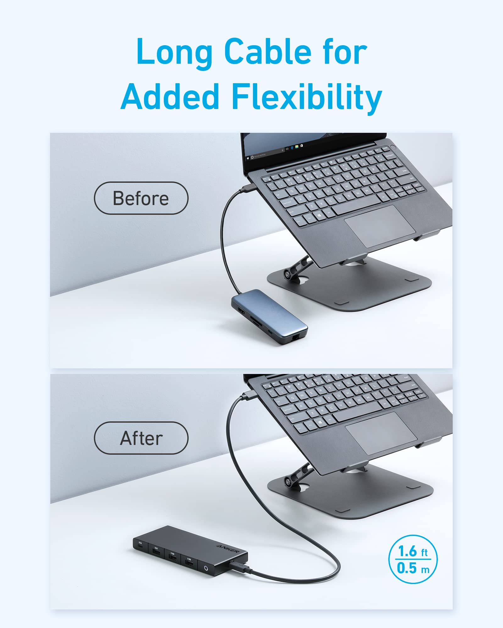 Anker USB C Hub (10-in-1), Dual Monitor with 4K HDMI, Max 100W Power Delivery, Dual 4K HDMI Ports, 4 USB-A/USB-C Data Ports, Ethernet and SD Card Reader for Dell Laptop, ThinkPad, and More