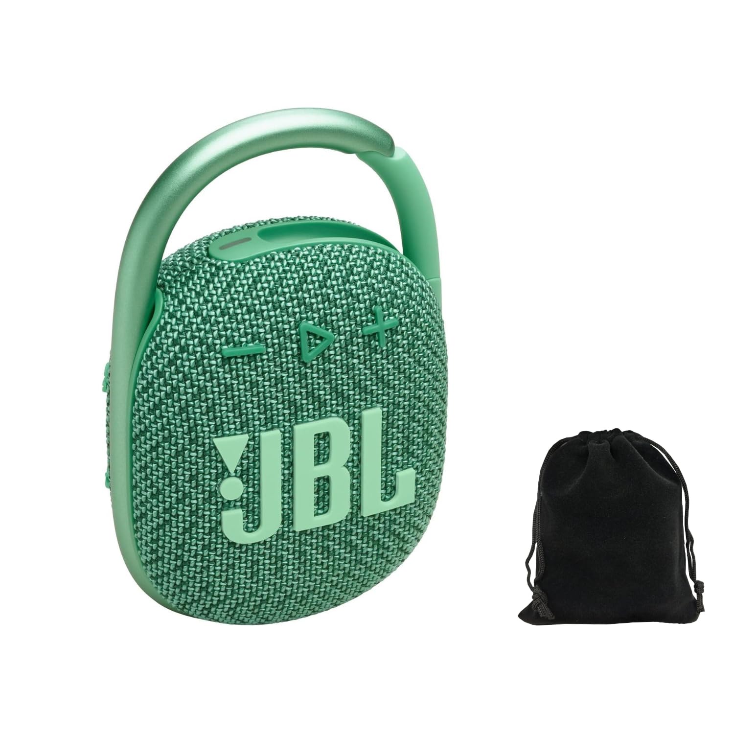 JBL Clip 4 Portable Bluetooth Speaker - IP67 Waterproof, Dustproof, 10 Hours Playtime, Integrated Carabiner, Ultra-Portable Design, Bold Style, Rich Pro Sound, Includes Pouch