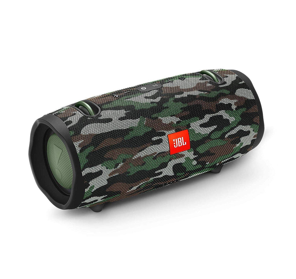 DevaCurl 1 JBL Xtreme 2 Portable Waterproof Wireless Bluetooth Speaker-Camouflage, 18/8 Stainless Steel