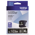 BROTHER LC103BK Black Ink Cartridges (Black, MFC-J4510DW, Inkjet, Black, High Yield (XL), ISO/IEC 24734)
