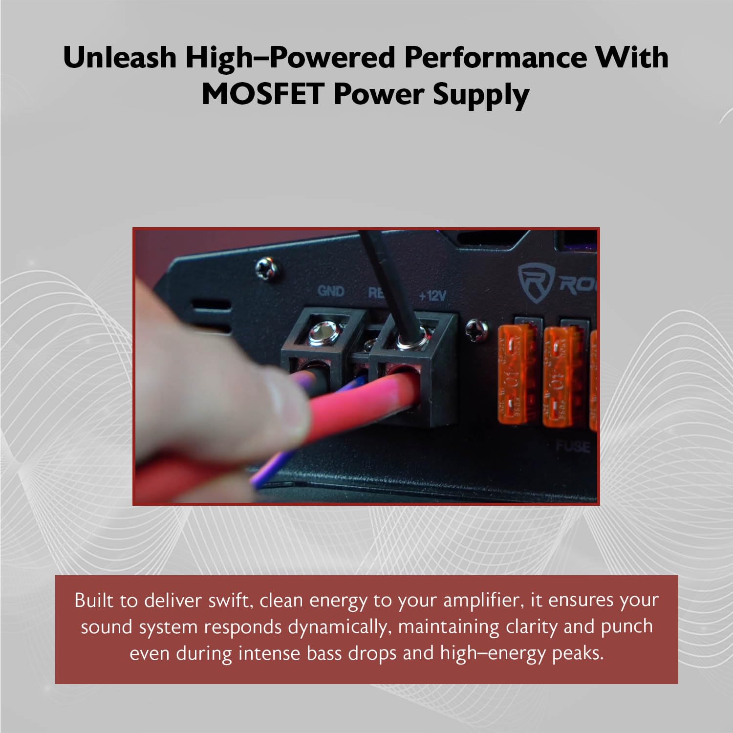 Rockville RVA-M3 V2 Mono Car Amplifier, 4000W, 1000W Dyno-Certified RMS @ 1 Ohm, Class-D, MOSFET, Bass Remote, Perfect for Subwoofers and Car Audio