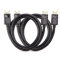 Cable Matters 2-Pack, Gold Plated DisplayPort to DisplayPort Cable 6 Feet - 4K Resolution Ready