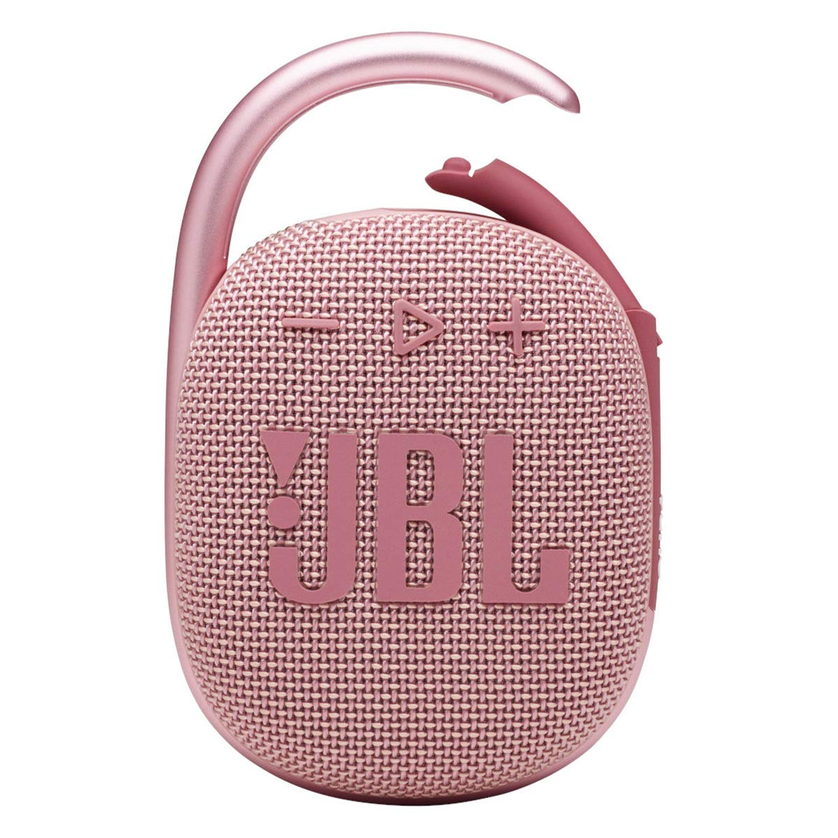 JBL Clip 4 Mini Portable Bluetooth Speaker with Big Sound and Expressive Bass, Built-in Carabiner for Home, Outdoor, Travel (Pink)