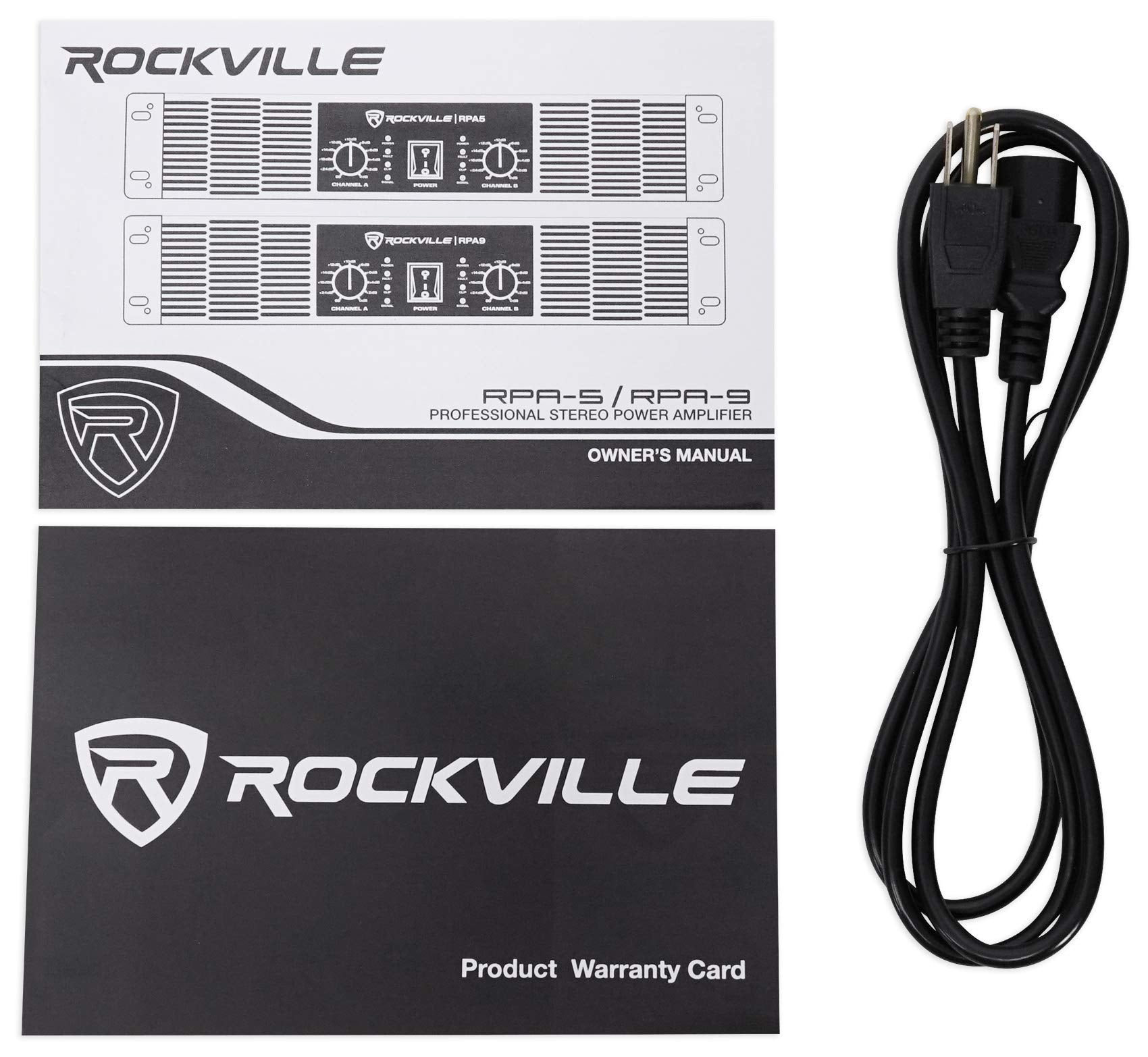 Rockville RPA5 1000 Watt Peak / 500w RMS 2 Channel Power Amplifier Pro/DJ Amp