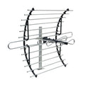 GE Attic Mount TV Antenna, Long Range Antenna, Supports 4K 1080P Digital HDTV VHF UHF, Indoor Directional Antenna, Mounting Pole Included, Out of Sight Compact Design, 33692