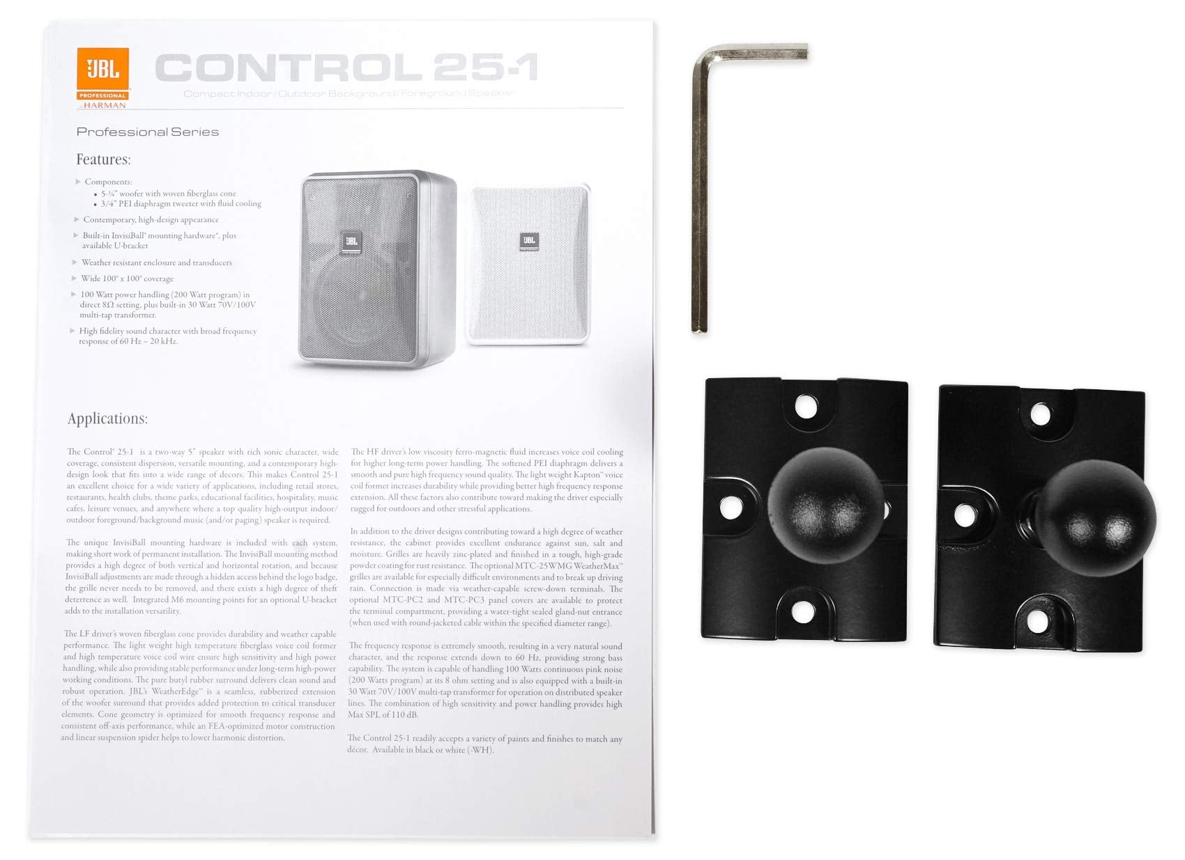 JBL Control 25-1 - Black