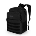 Wrangler Tradesman Backpack, Water Resistant Casual Daypack for Travel Work School, Black, 15.6 inches, Minimalist