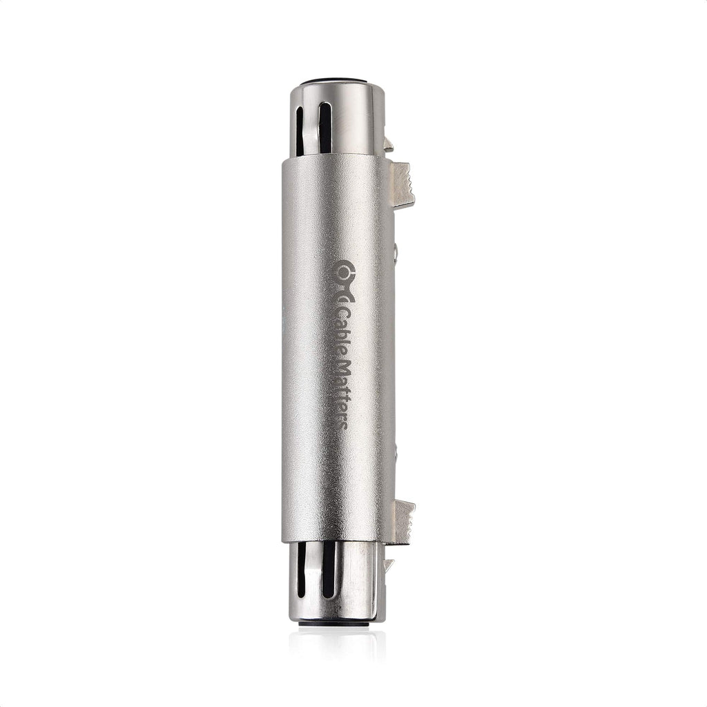 Cable Matters 2-Pack XLR to XLR Gender Changer Adapter - Female to Female