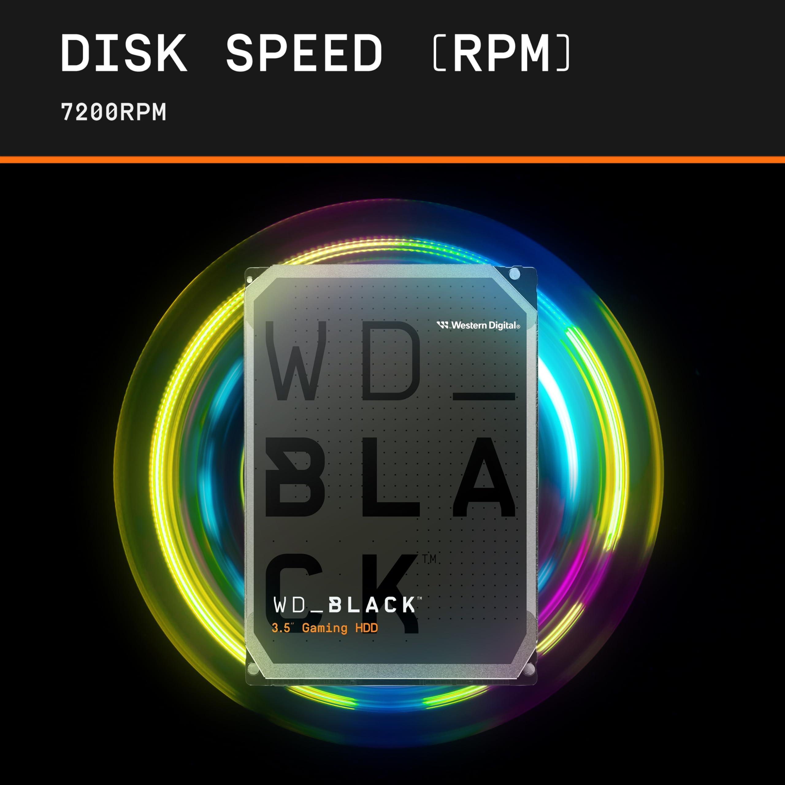 WD_BLACK 10 TB HighPerformance 3.5" Internal Gaming Hard Drive, 7200 RPM Class, SATA 6 GB/s, 512MB Cache