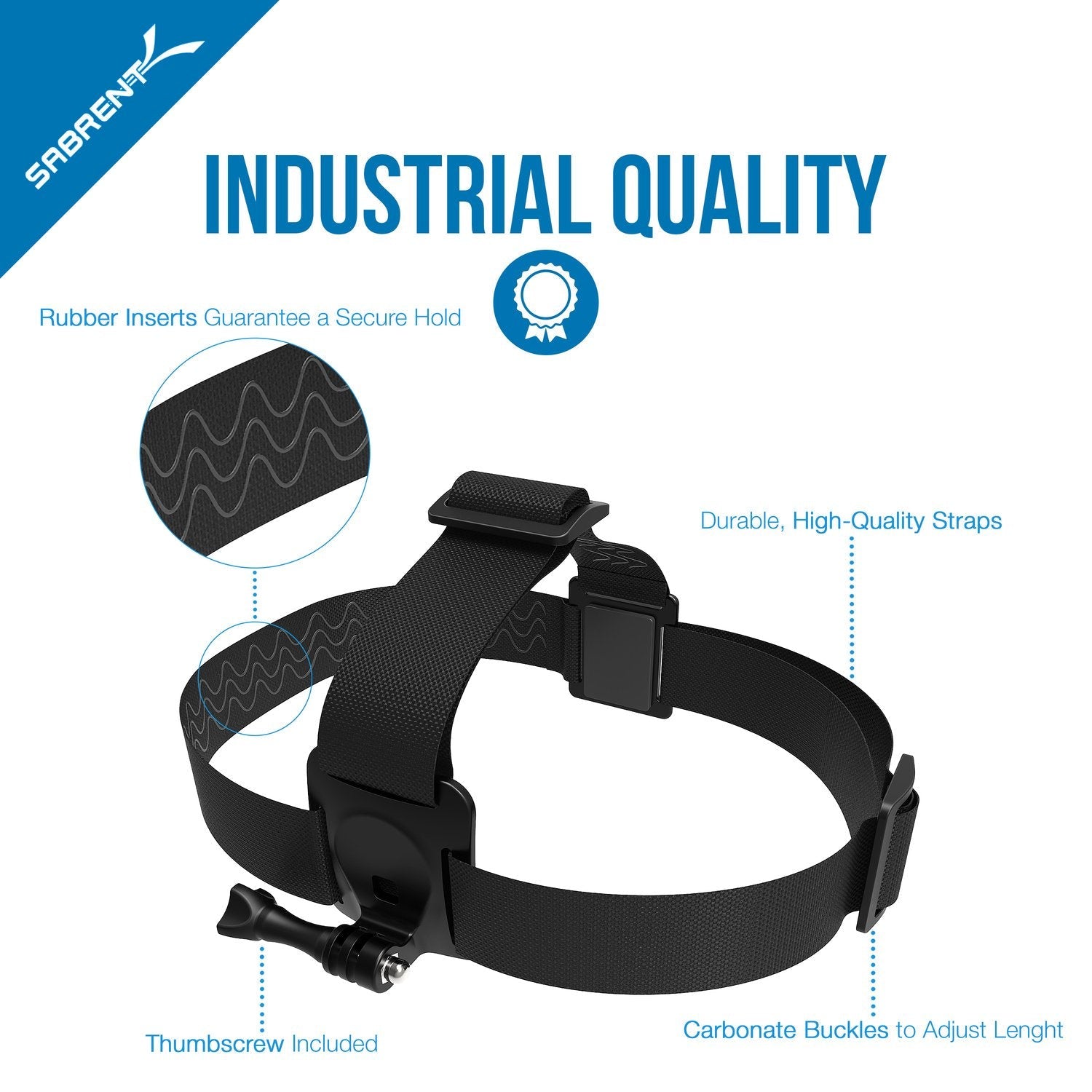 Action camera head mount strap, action cam Extendable head strap adapter for sport & outdoor compatible with GoPro Hero 11 10 9 8 7, Max, Fusion, Hero (2018) 6, 5, 4, session, DJI, Osmo, insta360