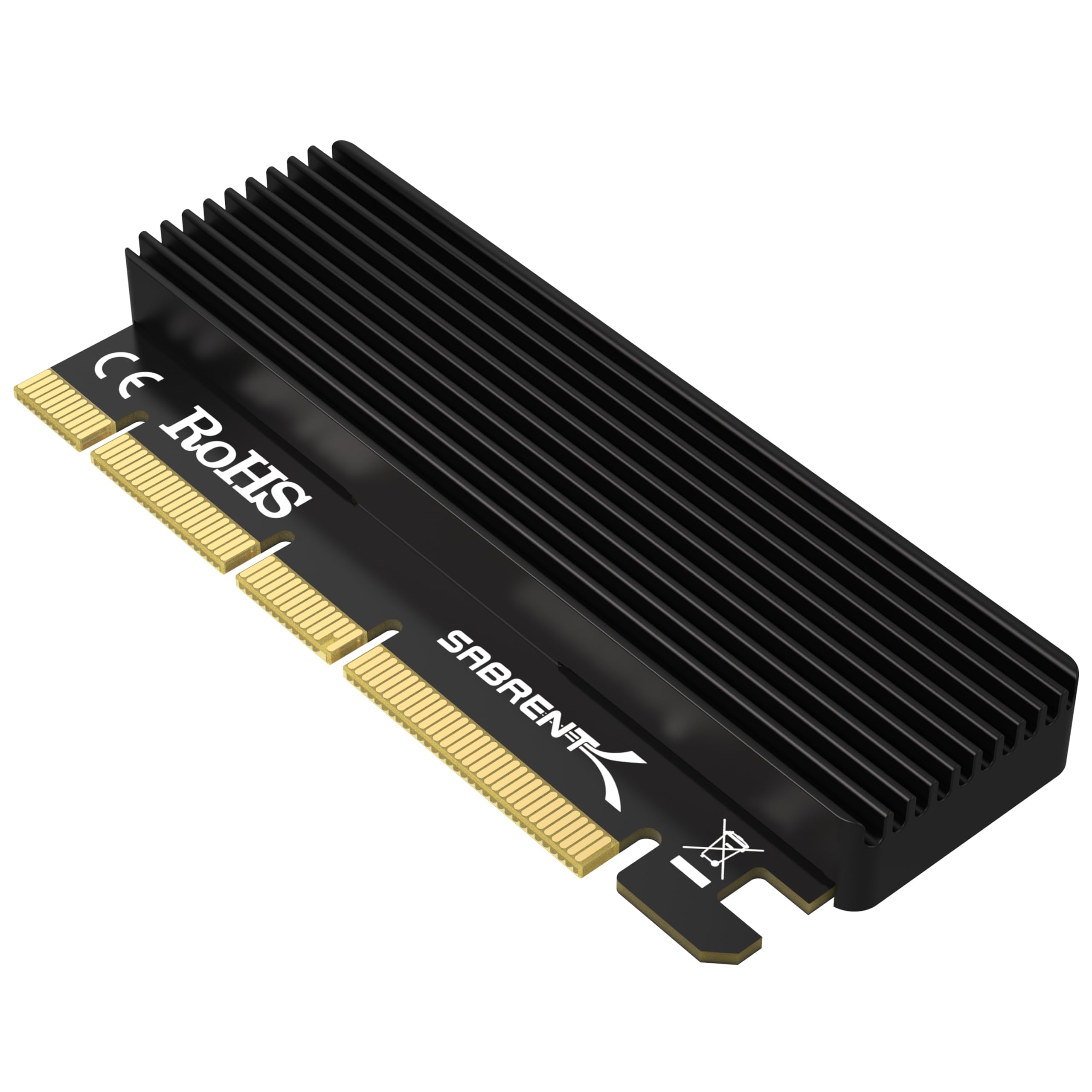 SABRENT M.2 SSD NVMe to PCIe Adapter with Aluminum Heatsink