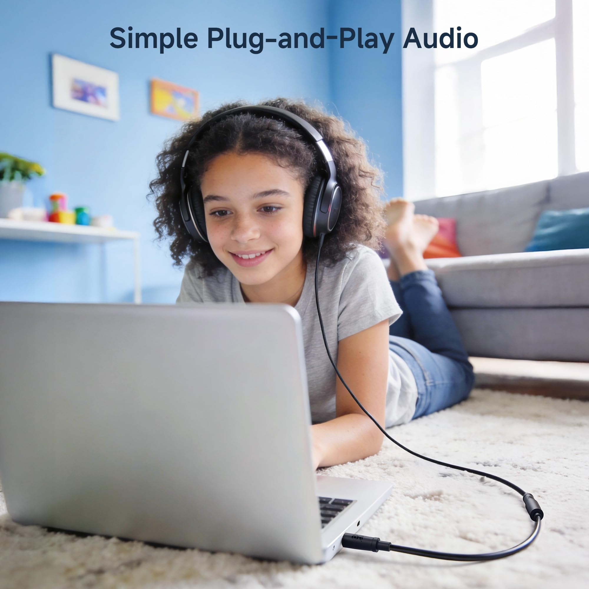 Cable Matters Combo-Pack TRS 2.5 mm and 3.5 mm Headphone Adapter Kit (1X 2.5mm to 3.5mm Converter and 1X 3.5mm to 2.5mm Converter) in Black - 4 Inches