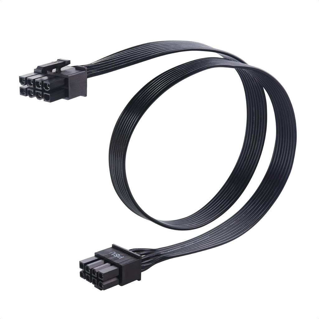 Cable Matters 8 Pin EPS to 6+2 Pin PCIe Male to Male Power Extension/Conversion Cord - 2ft