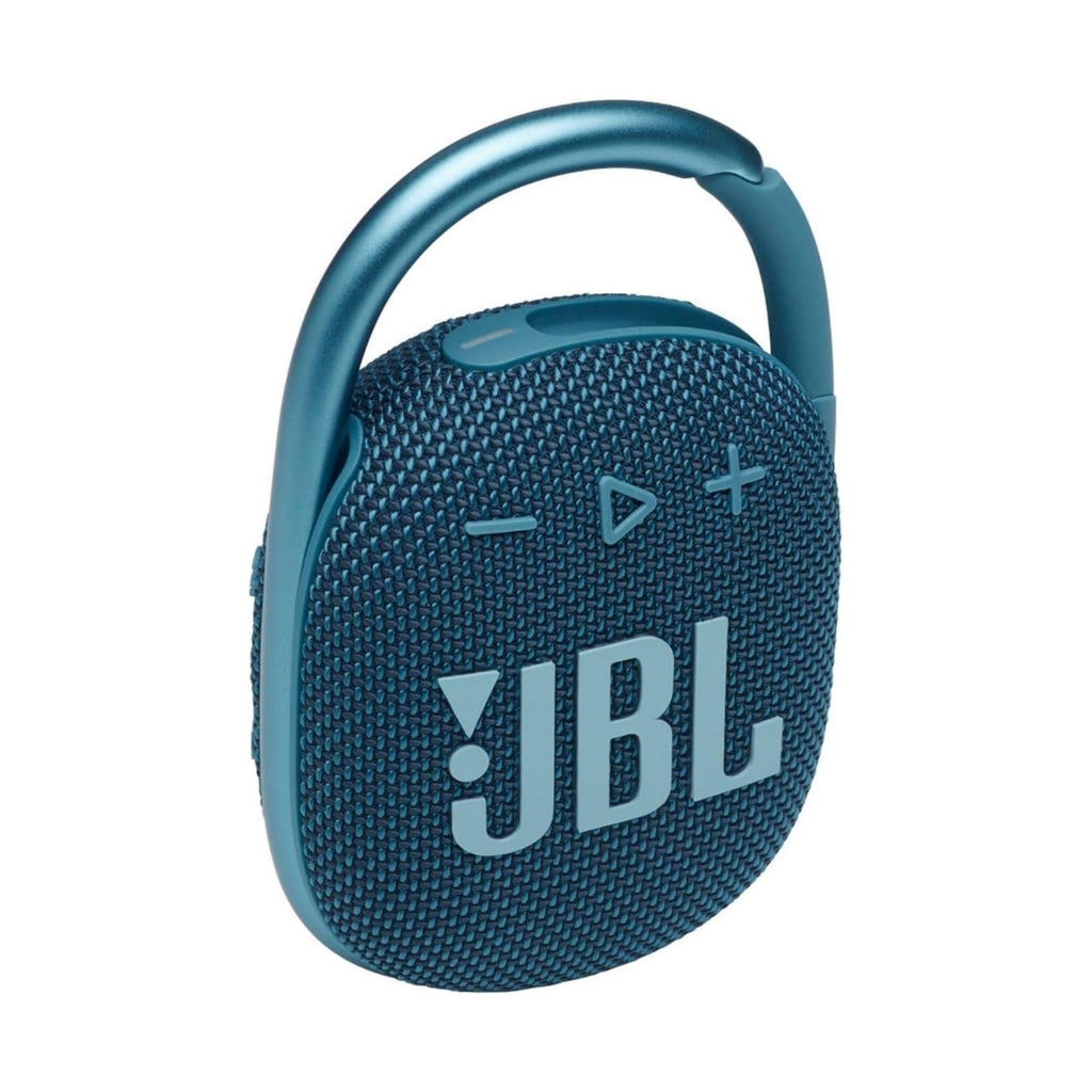 JBL Clip 4 - Portable Mini Bluetooth Speaker, big audio and punchy bass, IP67 waterproof and dustproof, 10 hours of playtime for home, outdoor and travel - Blue)