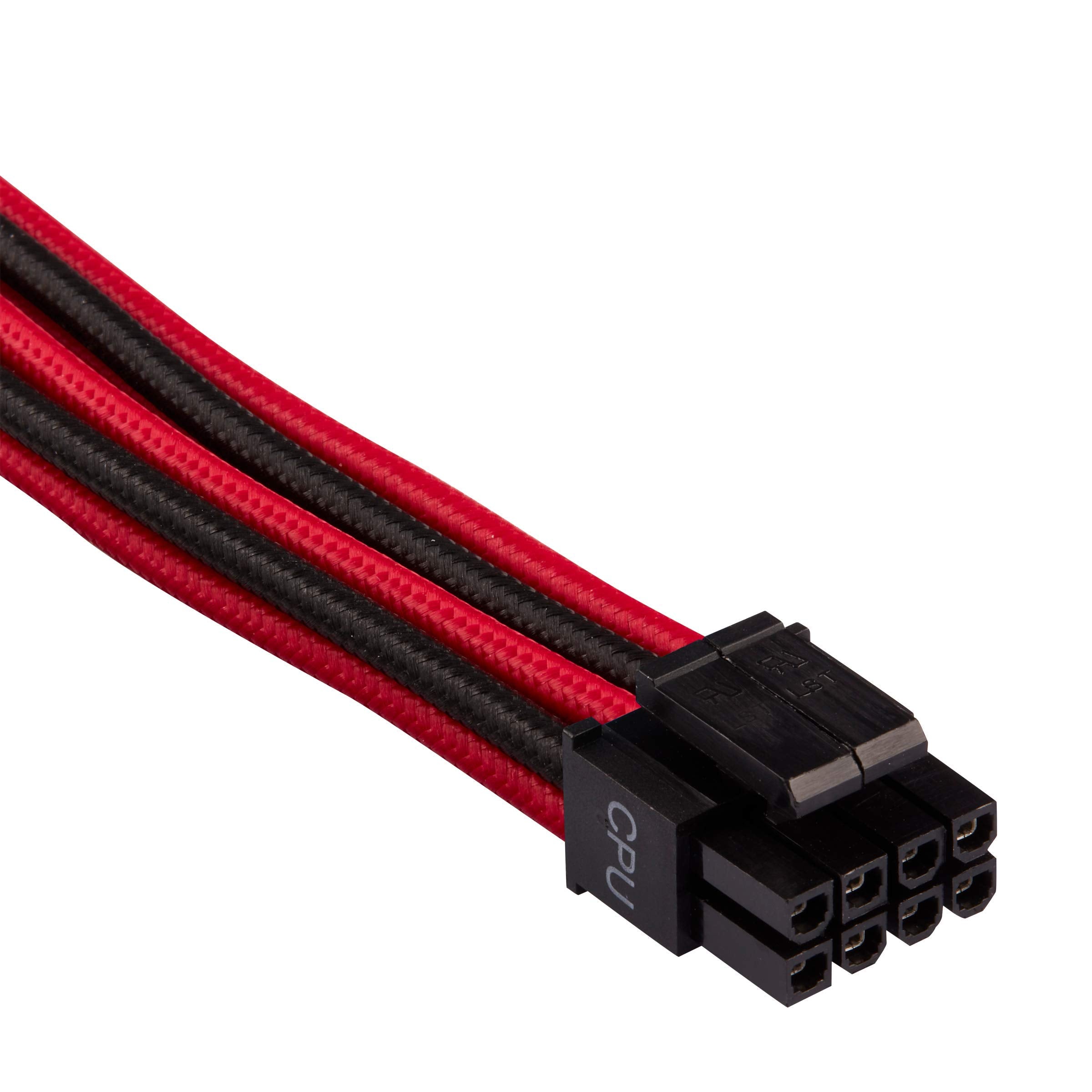Corsair Premium Individually Sleeved PSU Cables Starter Kit Type 4 Gen 4 – Red/Black