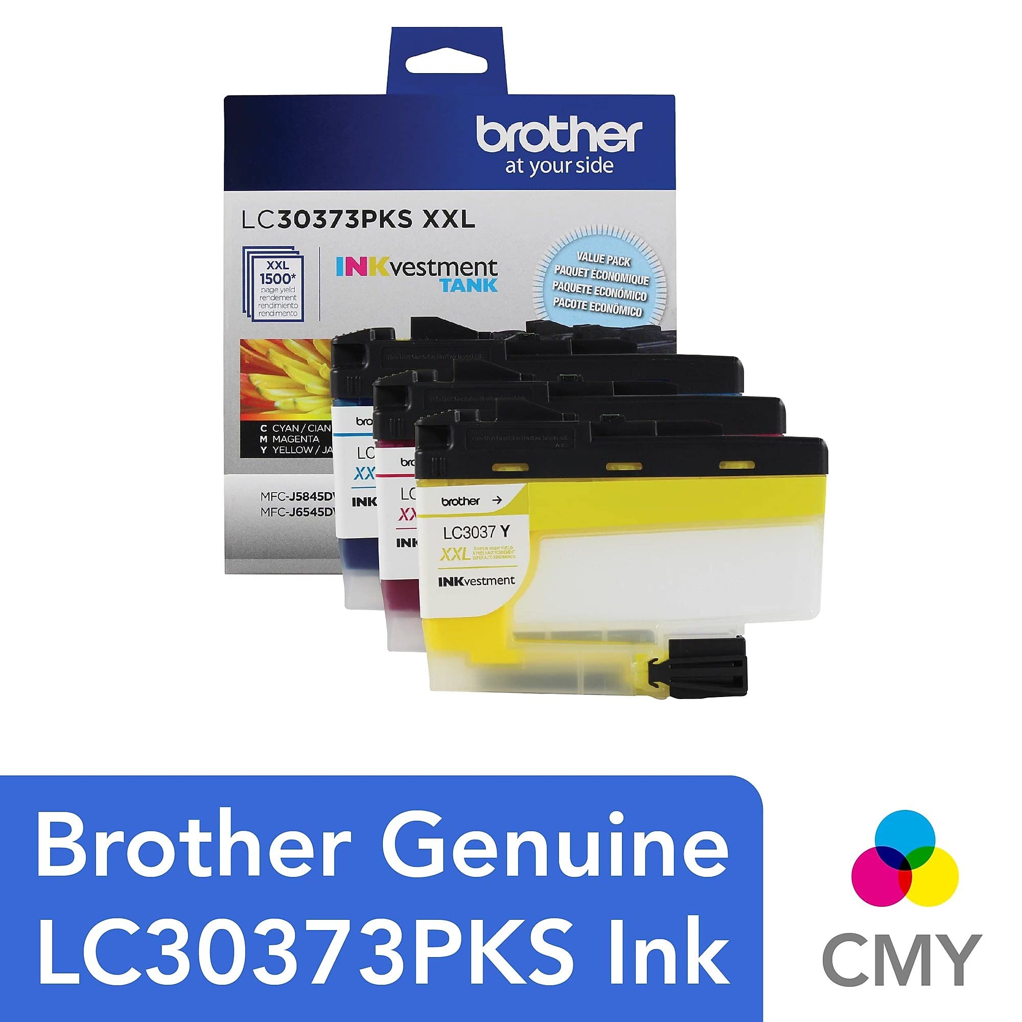 BROTHER LC30373PKS ink cartridge Original Cyan,Magenta,Yellow Multipack 1 pc(s)