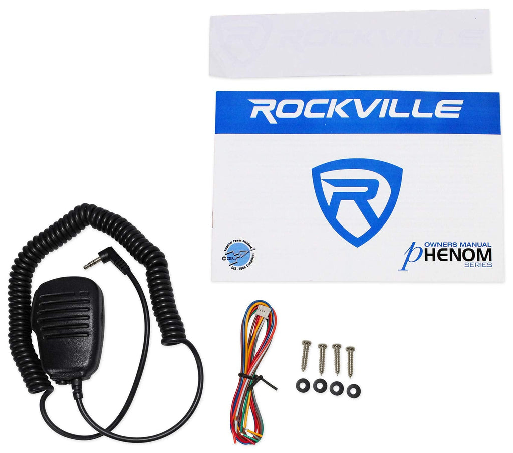 Rockville Rxm-f3 1600 Watt Peak/800w RMS Marine/Boat 4 Channel Amplifier Amp New