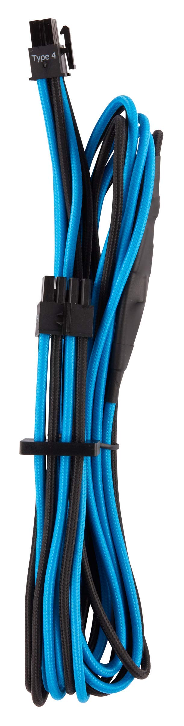Corsair Premium Individually Sleeved PSU Cables Starter Kit Type 4 Gen 4 – Blue/Black
