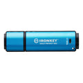 Kingston IronKey Vault Privacy 50 FIPS 197 Certified & XTS-AES 256-bit Encrypted USB TypeC Drive for Data Protection - IKVP50C/128GB