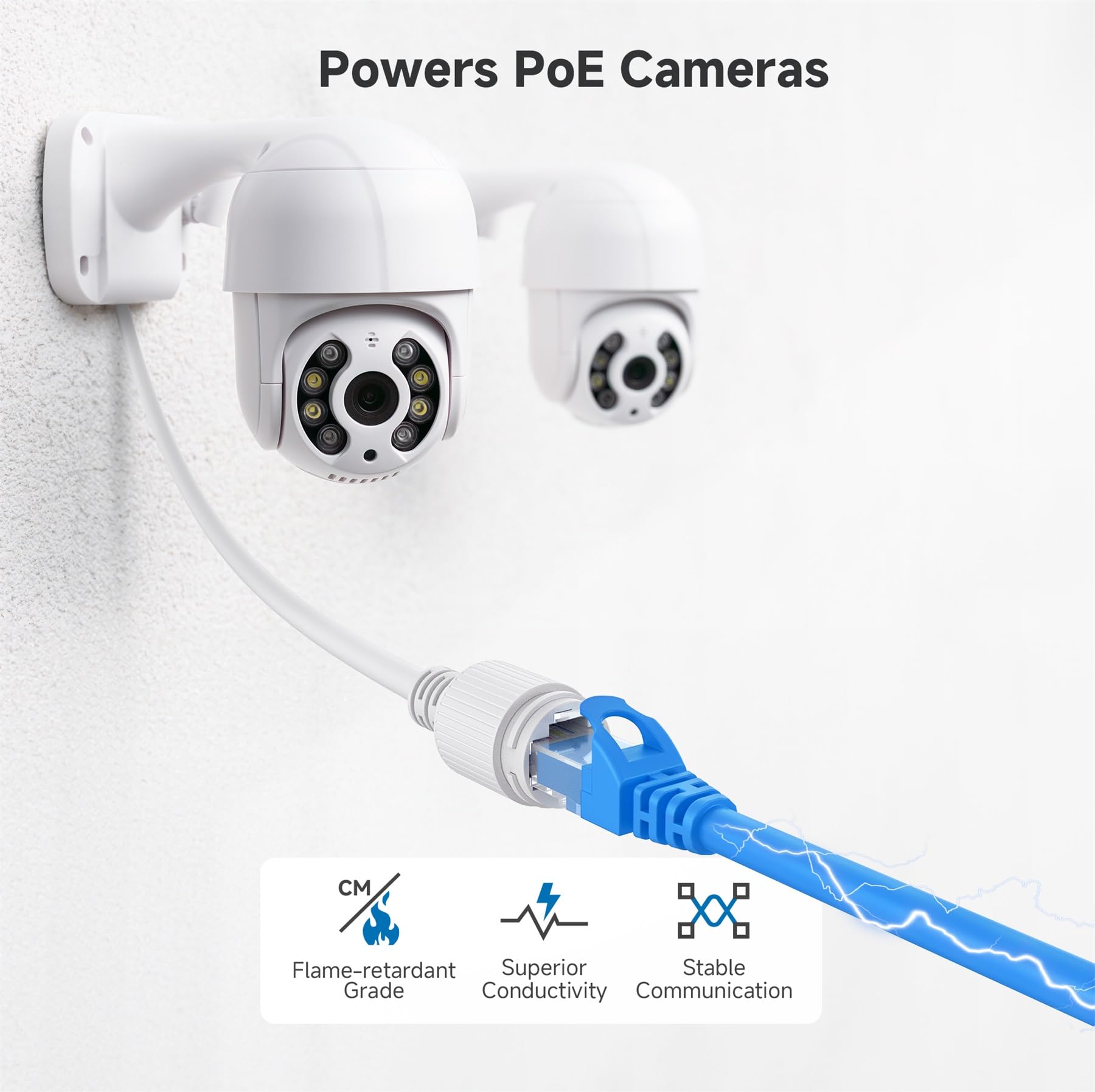 Cable Matters 5-Pack Snagless Cat6 Ethernet Cable (Cat6 Cable/Cat 6 Cable) in Blue 7 Feet - Available 1FT - 150FT in Length