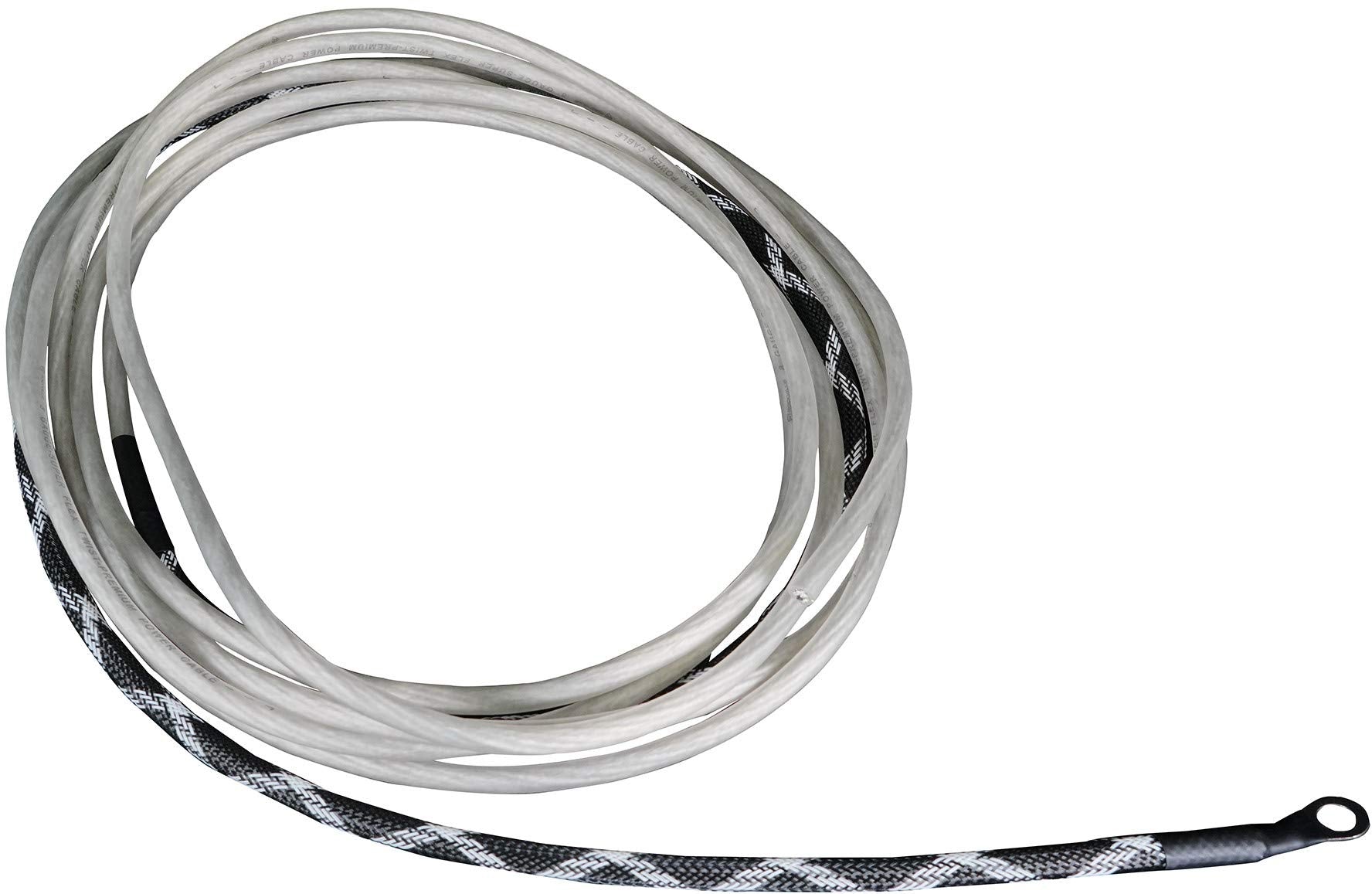 Rockville RMWK8 8 AWG Gauge Waterproof Marine/Boat Amplifier Wire Installation Kit, 25' OFC RCA Cables, Power, Ground, Speaker, Remote Wires, Fuse Holder, Includes RCA, and Accessories
