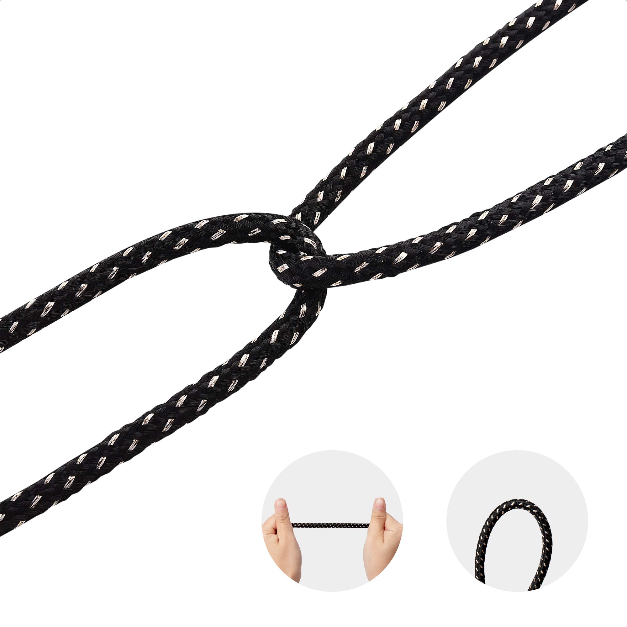 Cable Matters 2-Pack Braided TS Speaker Cable in Black � 3 Feet