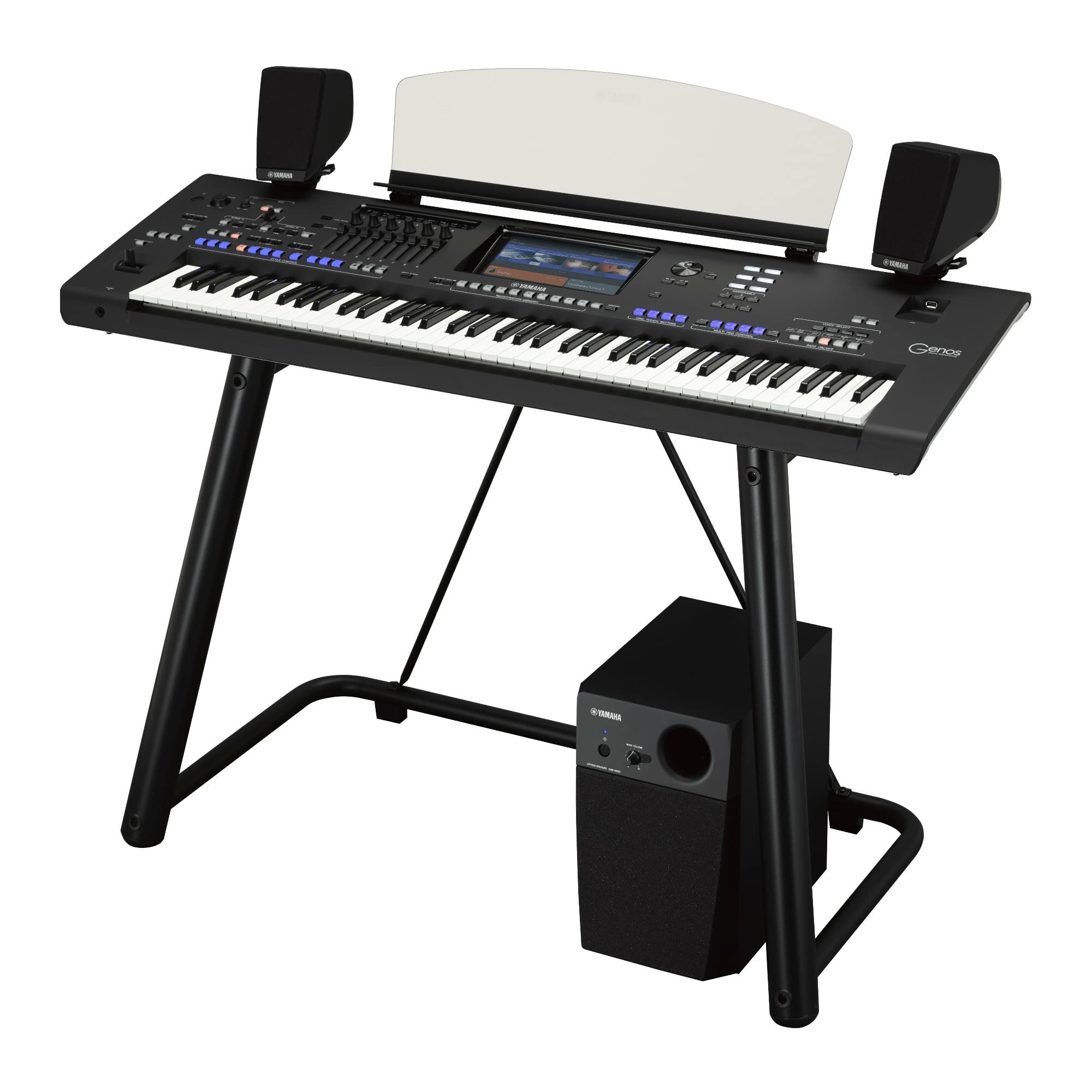 Yamaha GNSMS01 3-Piece Speaker System for Genos Arranger Workstation