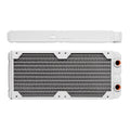 Corsair Hydro X Series, XR5 240 mm Water Cooling Radiator (Dual 120 mm Fan Mounts, Easy Installation, Premium Copper Construction, High-Quality Polyurethane Coating, Integrated Fan Screw Guides) Black,CX-9030002-WW