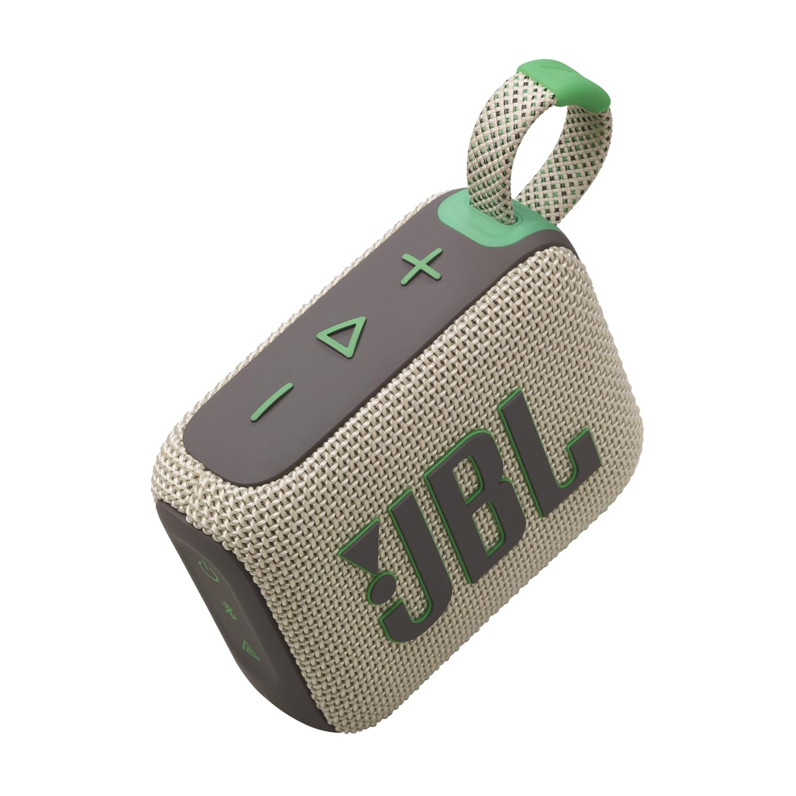 JBL Go 4 - Ultra-Portable, Waterproof and Dustproof Bluetooth Speaker, Big Pro Sound with Punchy bass, 7-Hour Built-in Battery, Made in Part with Recycled Materials (Sand)
