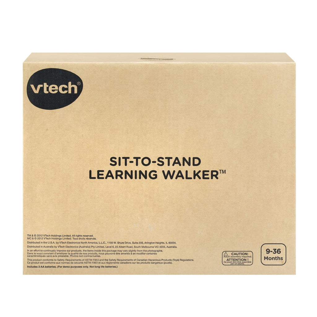 VTech Sit-to-Stand Learning Walker (Frustration Free Packaging), Lavender