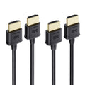 Cable Matters 2-Pack Ultra Thin HDMI Cable 10 ft, Support 4K@60Hz, Ultra Slim HDMI Cable 4K Rated with Ethernet, HDR Support for PS5, Xbox Series X/S, RTX4090/3090, RX 7900/7800, Apple TV, and More