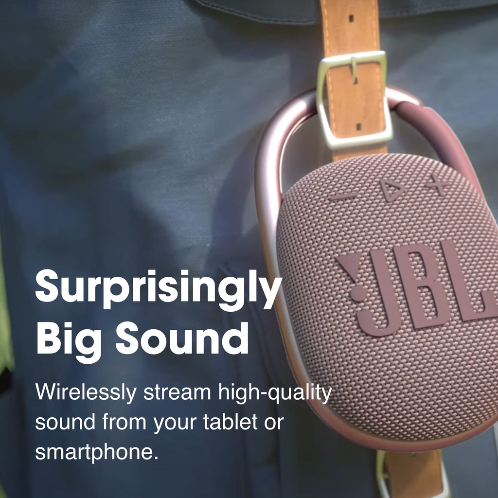 BL Clip 4 In-Ear Headphones - Portable Mini Bluetooth Speaker, Big Sound and Expressive Bass, Built-in Carabiner, IP67 Waterproof and Dustproof 10 Hours