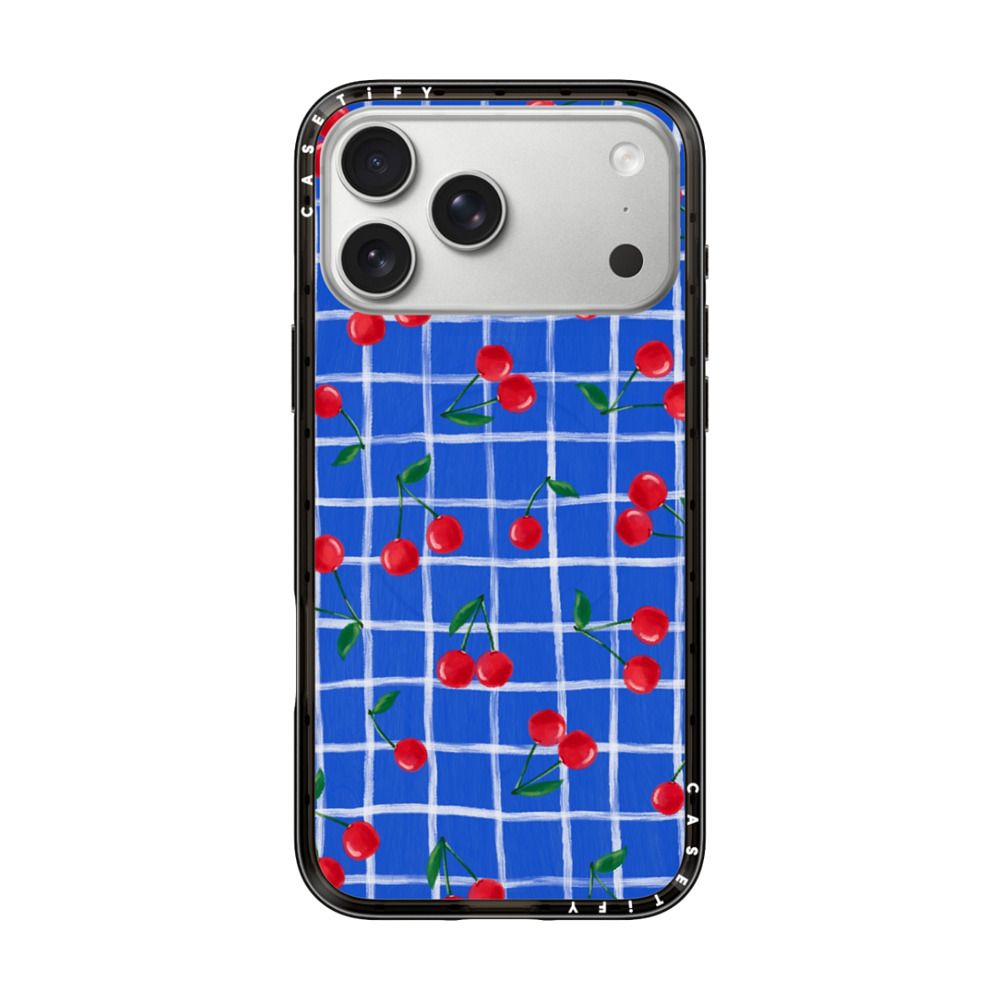 Cherry Plaid iPhone Case - 440dbc