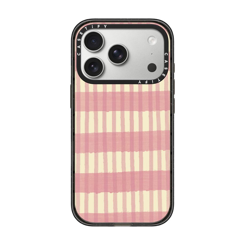 Pink Summer Stripes iPhone Case