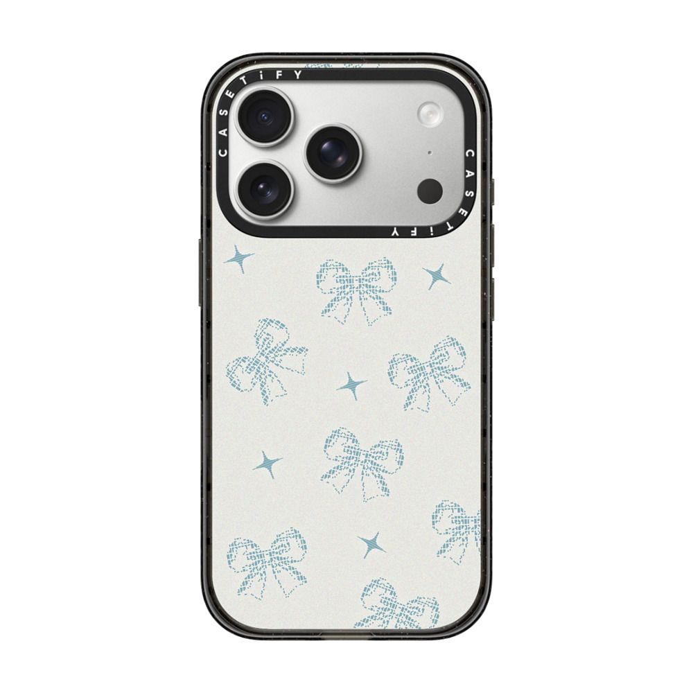 Blue Dreamy Ribbon iPhone Case