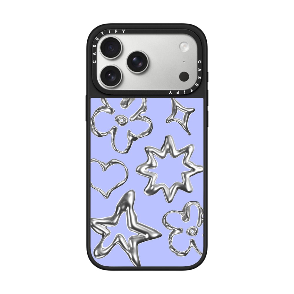 Chrome Doodles iPhone Case